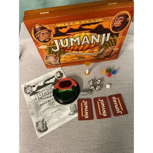 Jumanji wooden case board game complete - Afbeelding 1 van 8