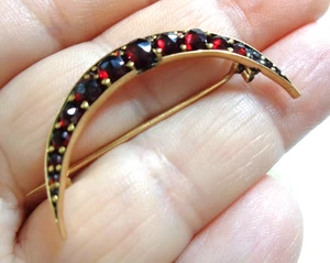 Antik, 14K Gelbgold, "C" Verschluss, gepunzt, 2,2 Gramm, viktorianisch böhmisch G - Bild 1 von 7