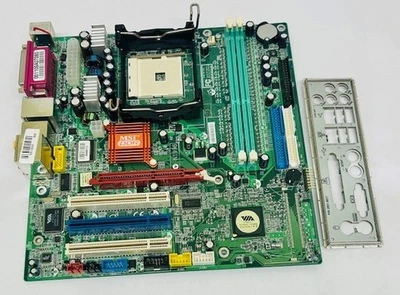 MSI MS-7010 VER:1 Socket 754 Motherboard / System Board and Back Plate - Image 1 of 4