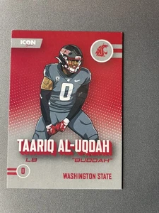 2024 ONIT Atleta Washington State Cougars #IC-3 Taariq Al-Uqdah ICON - Imagen 1 de 2