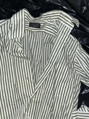 Винтажная рубашка John Blair в полоску на пуговицах  - Изображение 1 из 4