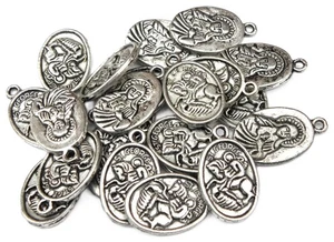 Lote de 20 piezas x dijes de San Jorge colgantes de santo santo santo de 24 mm x 14 mm - Imagen 1 de 4