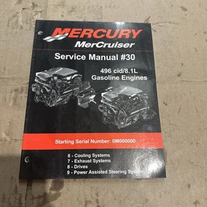 Manual de servicio Mercury MerCruiser usado #30 496 cid/8,1 L # 90-863161040 - Imagen 1 de 3