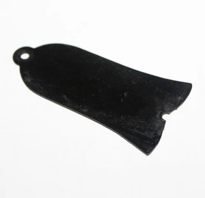 Vintage 1950's Gibson Truss Rod Cover Black Single Ply 1960's As Pictured - Picture 1 of 4