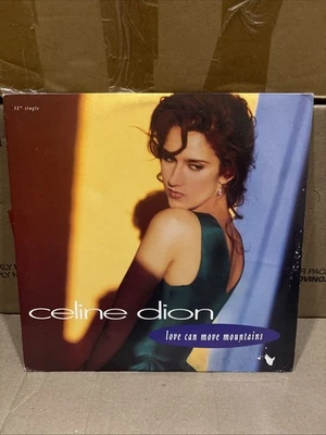Celine Dion 12" Remix Vinyl Record Love Can Move Mountains & Unison Remixes ‘92 - Image 1 of 4