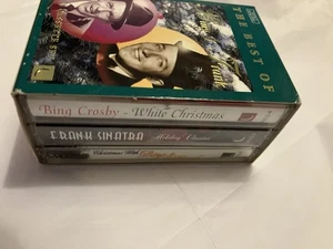 Christmas Cassette Tapes The Best Of Frank Sinatra Bing Crosby 3 Cassettes - Picture 1 of 6