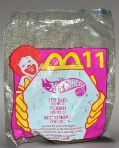 Vintage McDonalds HOT WHEELS 1999 LED SCHLITTEN #11 NEU VERSIEGELT - Bild 1 von 2