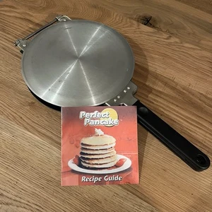 Vintage Original Perfect Pancake Skillet Griddle Pan Crepe Pancake Maker mit Rezepten - Bild 1 von 13
