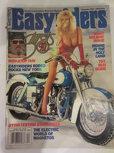 Easyriders Magazine December 1992 New York Rodeo Dyno-testing staff bikes - Imagen 1 de 2