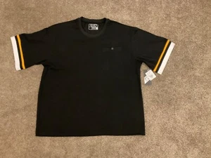 G-NET Pullover Herren Shirt XXL 2XL Kragenlos Polo Schwarz Opa Core Bowling - Bild 1 von 6