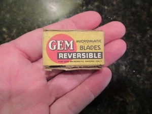 Navaja de afeitar vintage GEM Micromatic hojas reversibles ENVÍO GRATUITO - Imagen 1 de 4
