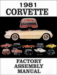 Corvette 1981 manual de montaje de fábrica cientos de piezas explotadas diagramas detalle - Imagen 1 de 4