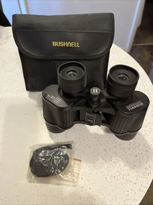 Bushnell Insta Focus 7 X 35 Binoculars 420' 1000 Yds Field 8 Strap Bird G2 - Picture 1 of 9
