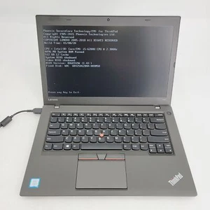 Lenovo ThinkPad T460 Core i5-6200U 2.3GHz 4GB RAM 250GB HDD 14" Boot to Bios - Picture 1 of 11