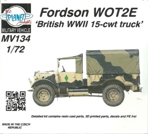 Planet Models 1/72 (20mm) Fordson WOT2E 15cwt Generale Servizio Camion - Picture 1 of 1