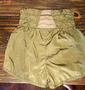 Free People Movement Shorts Small Olive Army Green The Way Home Breezy Running - Bild 1 von 15