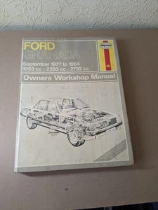 Haynes Ford Granada 1977 to 1984 Owners Workshop Manual No. 481 - Picture 1 of 2
