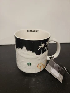 Taza de café Starbucks Boracay 16 oz alivio 3D serie de coleccionista nueva con etiquetas - Imagen 1 de 8