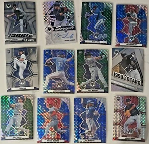 2022 Panini Mosiac Baseball-Singles - Parallelen, Einsätze, Rookies - wählen Sie Ihre - Bild 1 von 68