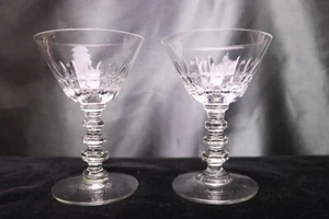 Williamsburg Tiffin - Juego Franciscano de 2 Copas Cordiales de Cóctel Transparente - Imagen 1 de 3