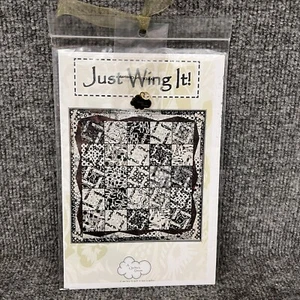 A Quilter’s Dream Just Wing it Quilt Pattern 2 Sizes P109 With Charm New - Picture 1 of 6