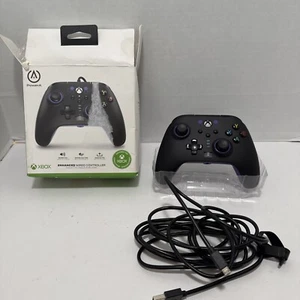 PowerA Enhanced Wired Controller USB Gamepad Purple Hex Black. Open Box - Picture 1 of 6
