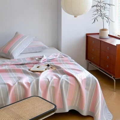 棉旧粗布夏日垫纯棉床单空调垫 — 第 1/4 张图片