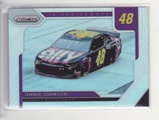 2019 Panini Prizm In the Groove Prizms Silver #1 Jimmie Johnson - Flat S/H