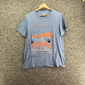 Hering Tee T-Shirt Blue Mens Sz S Running to Nowhere Classic Cars - Bild 1 von 8