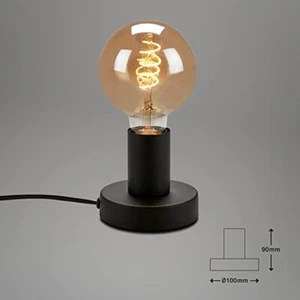 Lampada da tavolo, lampada da comodino, max. 10 Watt,con interruttore sul cavo - Foto 1 di 4