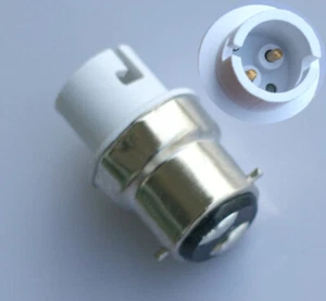 4 unidades bayoneta B22 sobre B15 halógeno LED bombilla adaptador - Imagen 1 de 1