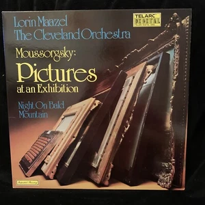 MUSSORGSKY Pictures & Night Bald Mtn - MAAZEL, Cleveland TELARC DG-10042 ST LP. - Picture 1 of 6