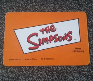The Simpsons playing card / swapcard Homer King of Diamonds - Picture 1 of 2