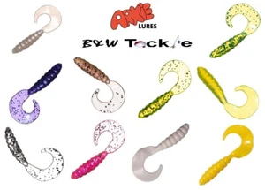 Arkie Curl Tail Grub 2in 100pack~Bass Crappie~Soft Bait~12 color choices~Jig - Picture 1 of 13