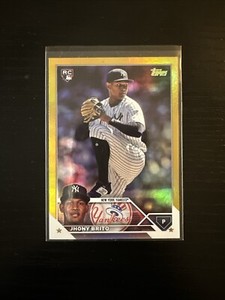 2023 Topps Update Gold Foil #US279 Jhony Brito RC Rookie Card New York Yankees