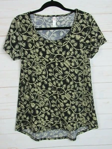 LuLaRoe Womens Perfect T Short Sleeve Black Pullover Top Size XS - Picture 1 of 3