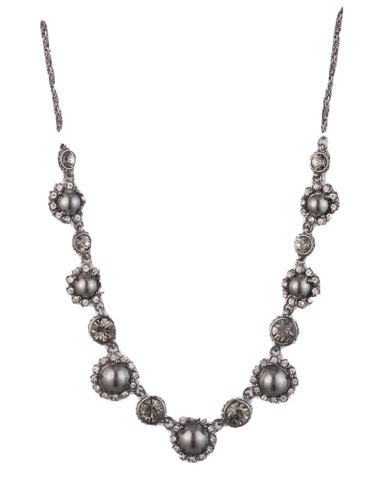 Marchesa Hemite Pearl Drop Necklace 18 Plus 3 Z1g