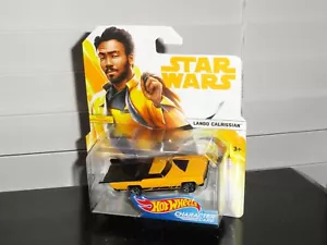 HOT WHEELS CHARACTER CARS 2017-18 STAR WARS SOLO LANDO CALRISSIAN 1ST APPEARANCE - Picture 1 of 3