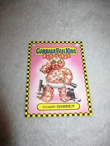 Garbage Pail Kids ~ DARREN ~ Starin' Darren ~ Name Sticker Topps 23a Card A - Picture 1 of 2