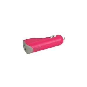 Reiko Micro USB Car Charger with Data USB Cable in Hot Pink | MaxStrata - Picture 1 of 4