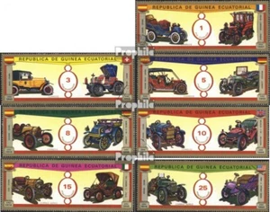 Guinea Ecuatorial 877-883 (completa.edición) usado 1976 veteranso de coches - Foto 1 di 1