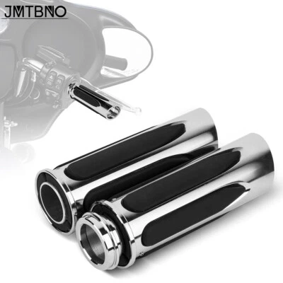 For Harley Road King Softail Electra Glide 1" Motorcycle Handle Bar Hand Grips A - Image 1 of 4