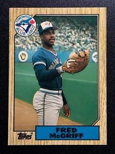 1987 Topps Traded Tiffany  #74T  Fred McGriff  Toronto Blue Jays - Picture 1 of 2