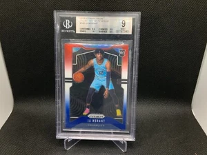 Carta Prizm Ja Morant 2019-20 rossa bianca blu Prizm RC BGS 9 COME NUOVA - Foto 1 di 2