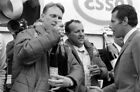 Dan Gurney and A J Foyt 1st position on the podium Le Mans 1967 Old Photo 4