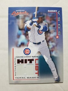 Sammy Sosa 88/425 2002 Donruss Originals Game Used Base