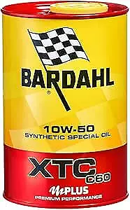 Bardahl - Olio Motore per Auto, XTC C60 10W-50, Lubrificante per Motori Benzina