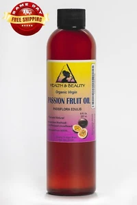 PASSION FRUIT / MARACUJA OIL UNREFINED ORGANIC VIRGIN COLD PRESSED PURE 8 OZ - Picture 1 of 12