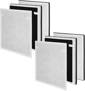 Lhari 2-Pack IC-5018 True Hepa Filter Set, Compatible with InvisiClean Aura...  - Picture 1 of 6