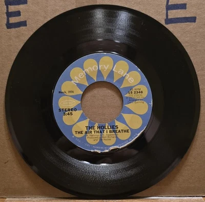 The Hollies: The Air That I Breathe/Jennifer Eccles - Epic Memory Lane - EX - Изображение 1 из 2